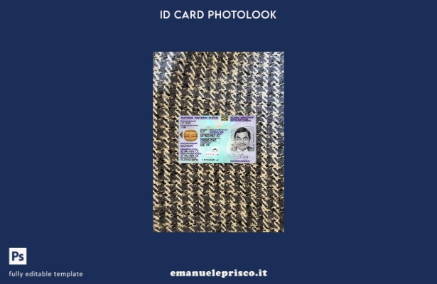 modello FRONTALE photolook ID Svezia stile verificato